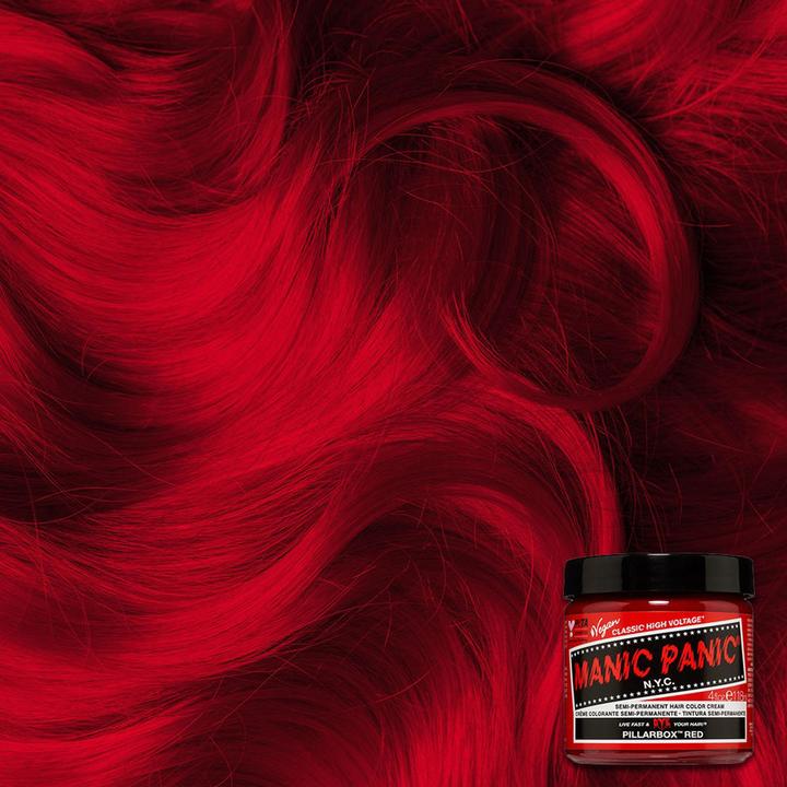 Actual product image Skybound Pillarbox Red Classic Creme Vegan Cruelty Free Red Semi Permanent Hair Dye 118ml (Pillarbox Red)