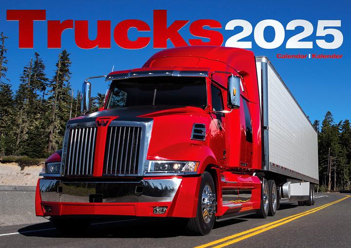 Produktbild Trucks 2025 - LKWs - Lastkraftwagen (Harter Einband, Deutsch)