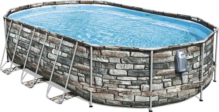 Immagine prodotto Bestway Set Pool Power Steel Comfort Jet Series 610 x 366 x 122 cm (610 x 366 x 122 cm)
