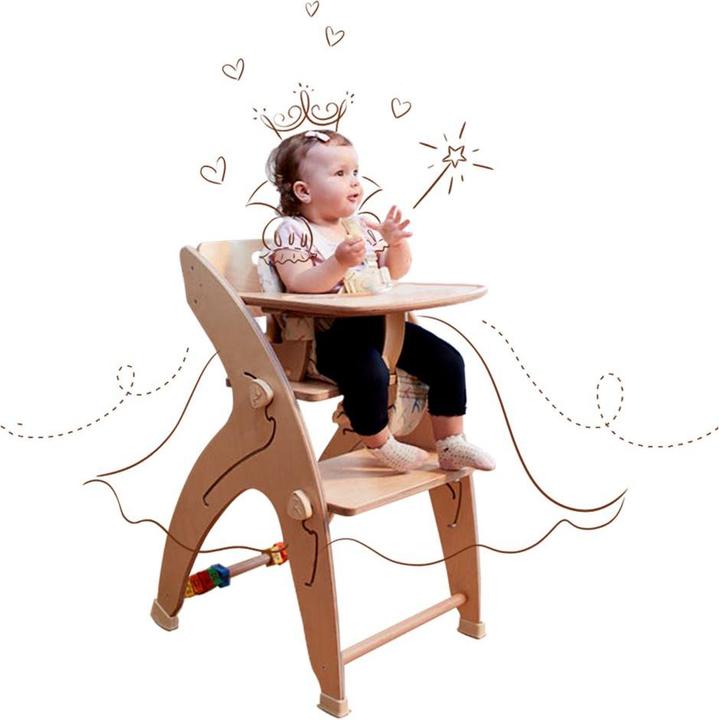 Actual product image QuarttoLino 5-point safety harness for high chair - High chair accessories