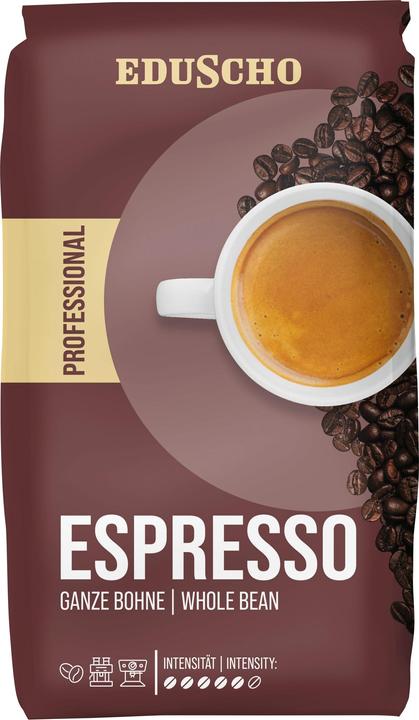 Produktbild Tchibo Kaffee Eduscho Professional Espresso 1Kg ganze Bohnen (1000 g, Dunkle Röstung)