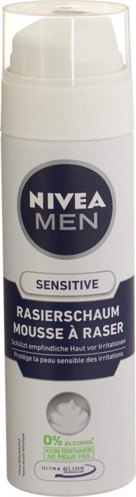 NIVEA Sensitive Rasierschaum (200 ml, Rasierschaum)