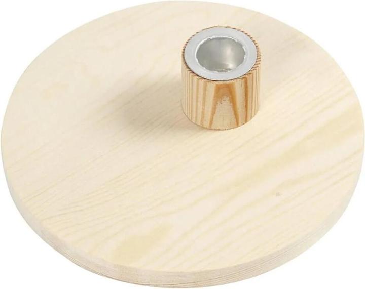 Creativ Company Holzartikel Kerzenhalter Ø 16 cm 1 Stück (1.5 x 16 x 16 cm)