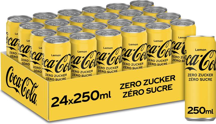 Image du produit Coca Cola Zéro citron (24 x 25 cl)