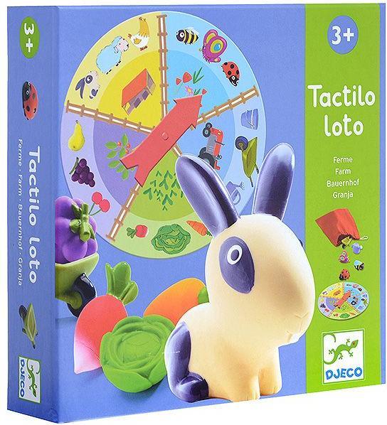 Actual product image Djeco Tactilo Lotto Farm (German, French, Italian, English)