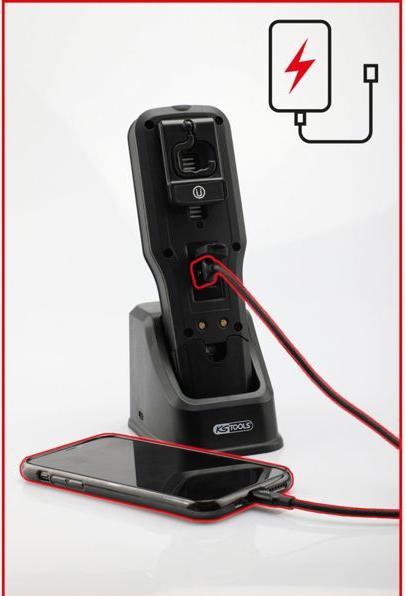 Image du produit KS Tools Lampe portative d'atelier mobile 550 lumens (550 lm)