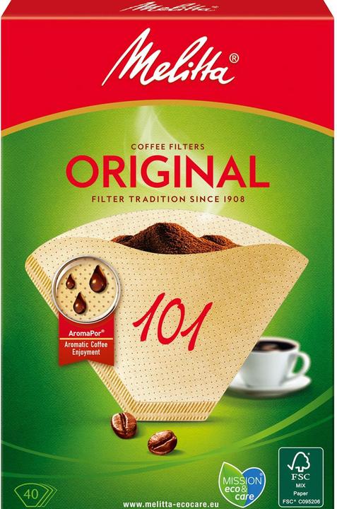 Image du produit Melitta Filtre à café 101 40pack (Obs 9st DFP)
