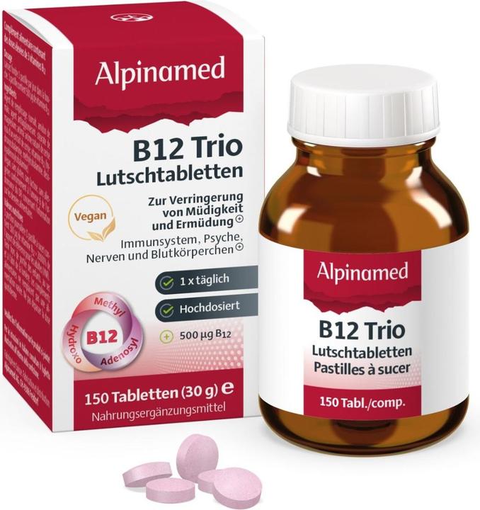 Image du produit Alpinamed B12 trio cpr (150 pièce(s), Cachets, 115 g)