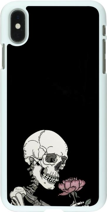 Produktbild PhoneLook Hülle weiss Halloween 2023 rose and skeleton (Apple iPhone XS Max)