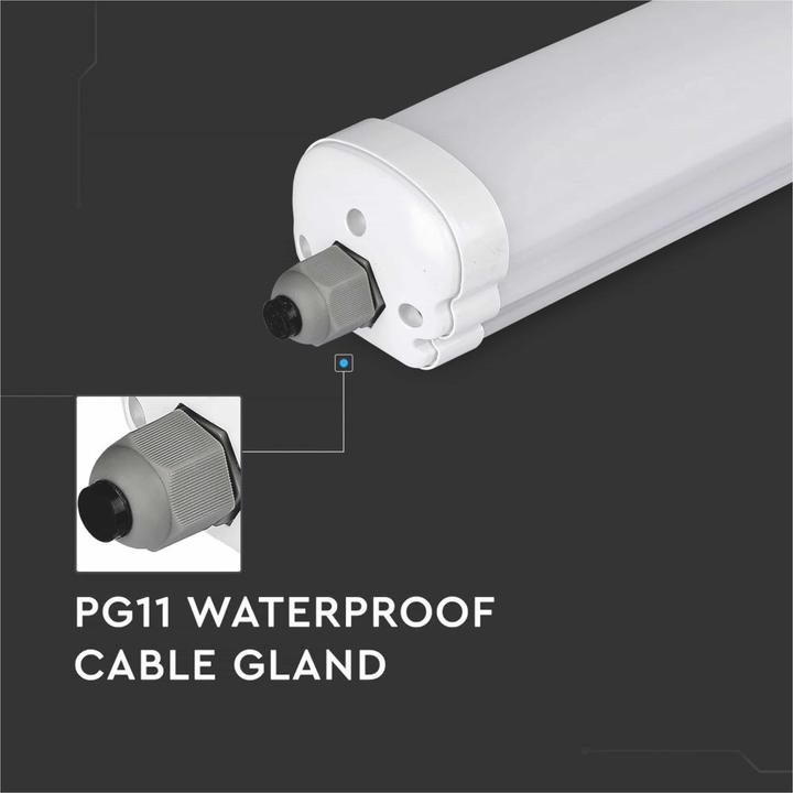 Image du produit V-TAC VT1249 Lampe étanche à LED GSérie 1200mm 36W 4500K 120lmW (4320 lm)