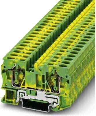 Actual product image Phoenix Contact ST6-PE spring cage ground terminal clamp