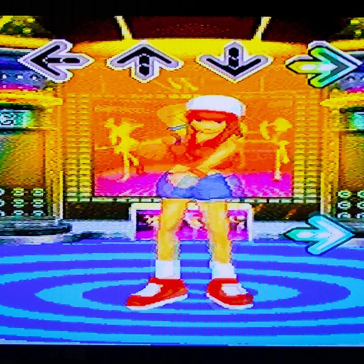 Actual product image Thumbs Up Mad Monkey Retro Dance Mat i. 10 Songs,9 Stages,10 Characters
