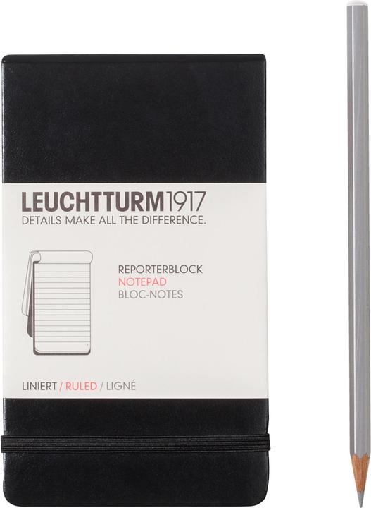 Leuchtturm1917 Giornalista (A6, Righe, Copertina rigida)