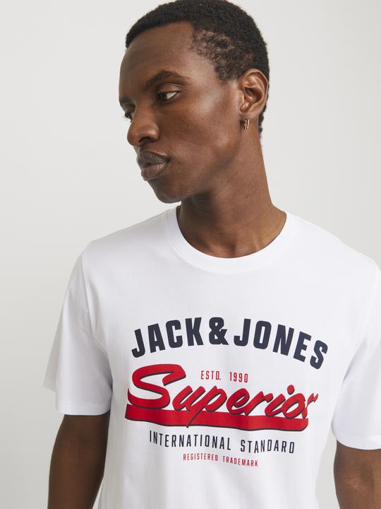 Produktbild Jack & Jones Jjelogo Tee Ss O-Neck 2 Col Ss25 Sn (3XL)