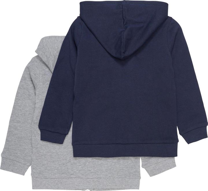 Image du produit Minymo Lot de 2 vestes sweat gris-mélange Gr. 116 (116)