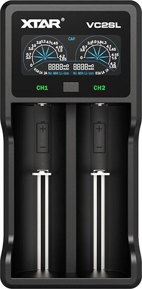 Actual product image Xtar VC2S Charger (1 pcs., D, AAAA, AAA, A, AA, C, Battery + charger)