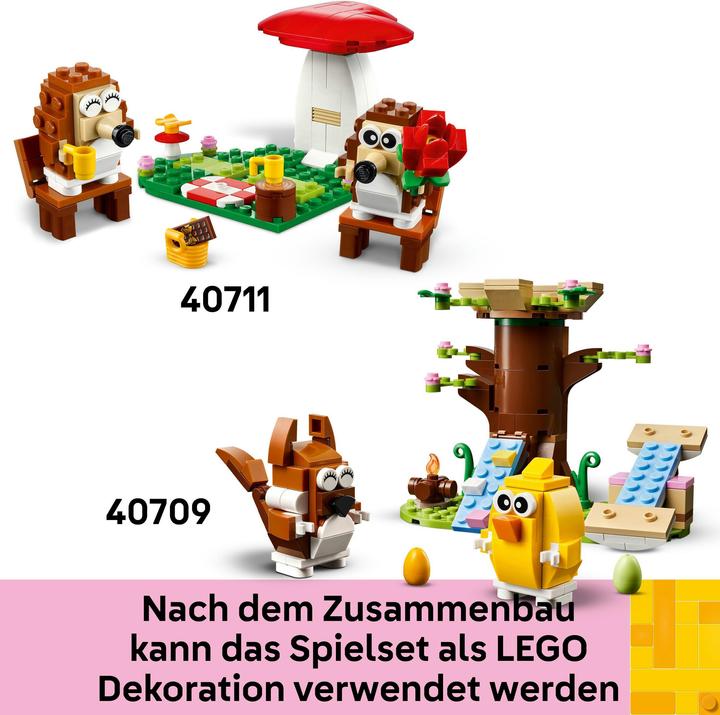 Produktbild LEGO Igel und ihr Picknick-Date (40711, LEGO Saisonale Sets)
