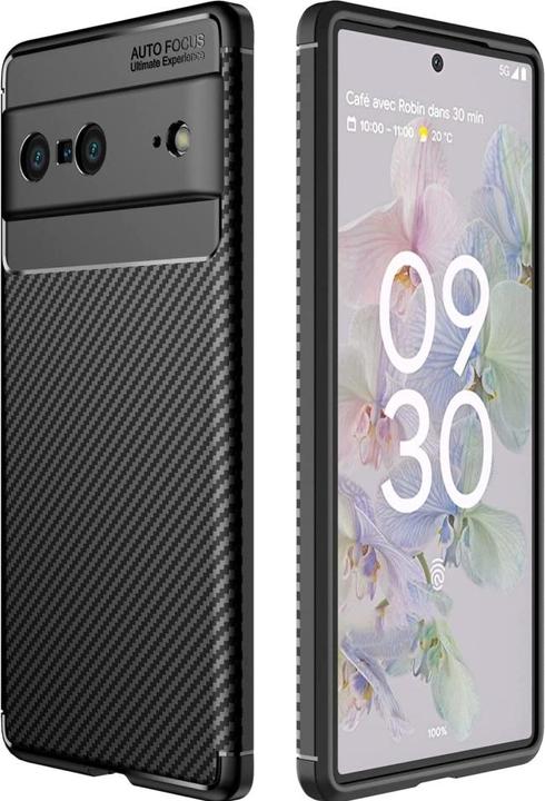 Screenguard Custodia Google Pixel 7 Cover Carbon Design TPU (Google Pixel 7)