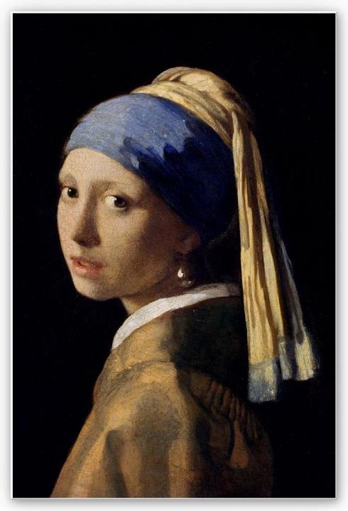 Image du produit Trenddeko Vermeer - La fille à la boucle d'oreille perle (30 x 45 cm)