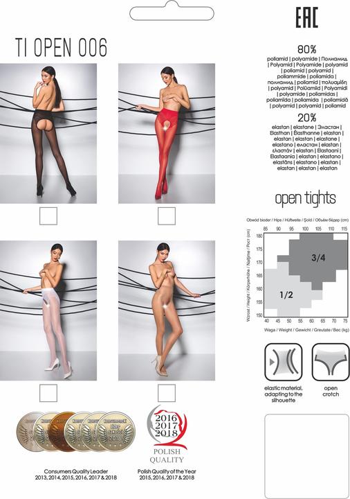 Produktbild Passion Strumpfhose ouvert "Thiophene 006" (30DEN) (1, 2)