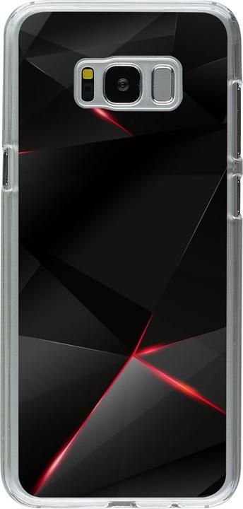 Produktbild PhoneLook Hülle transparent Black Red Lines (Samsung Galaxy S8+)