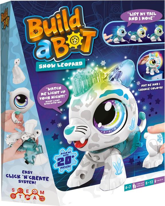 Actual product image Goliath Toys Build a Bot Lights Snow Leopard - interactive robot