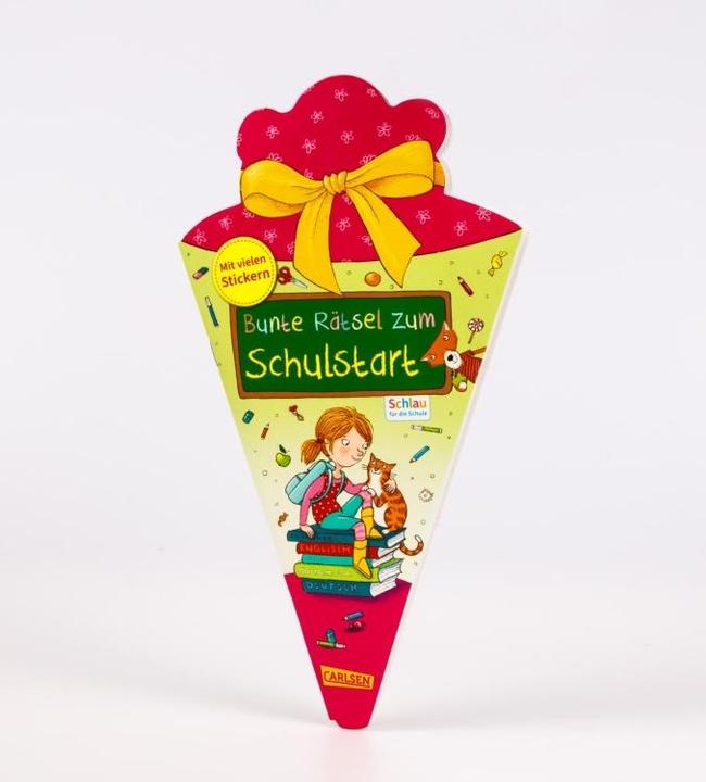 Actual product image Schlau für die Schule: Bunte Rätsel zum Schulstart (Schultüte 2025 rosa) (17.30 cm, 1 x)