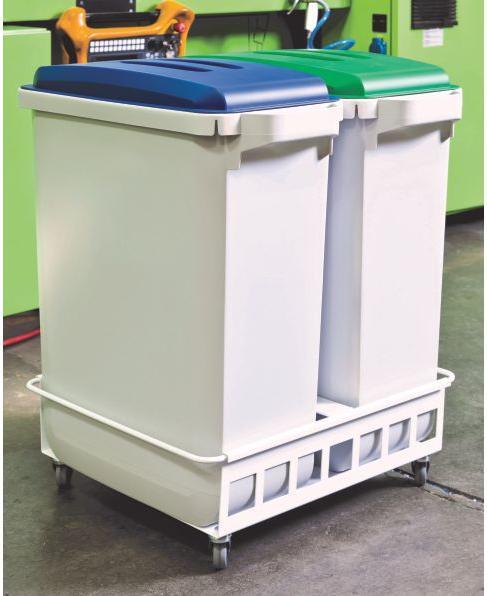 Produktbild Durable Fahrwagen DURABIN TROLLEY DUO 60, Farbe: weiá (1 l)