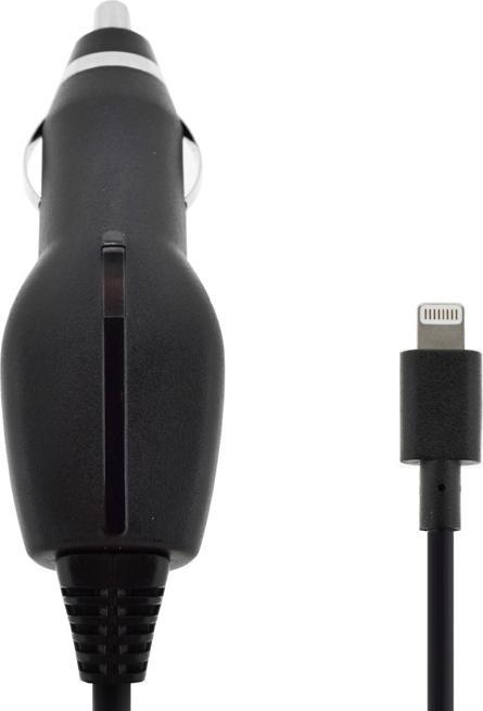 Produktbild fontastic MFI car charger für Apple iPhone lightning mit 1.0A schwarz