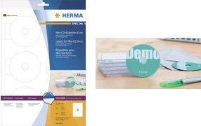 Actual product image HERMA Mini CD labels A4