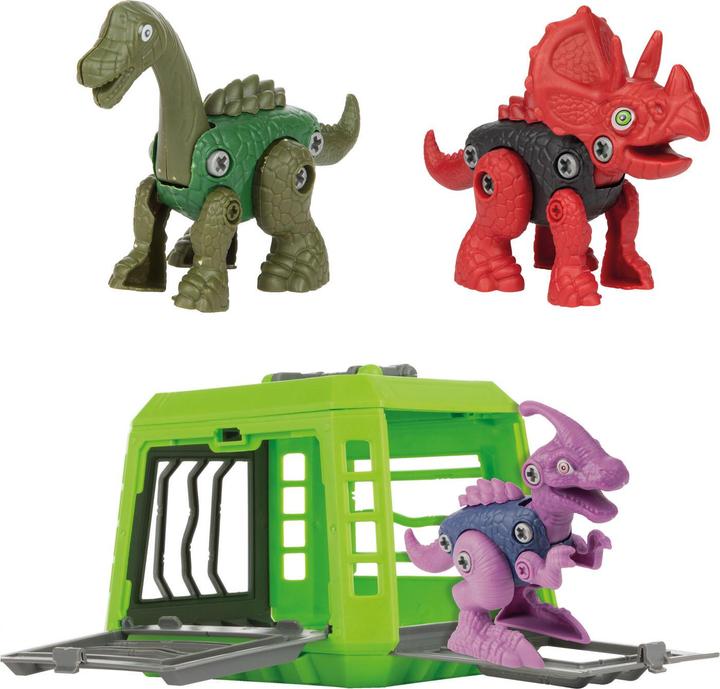 Image du produit Toi-Toys World of Dinosaurs Construisez un dino avec une cage