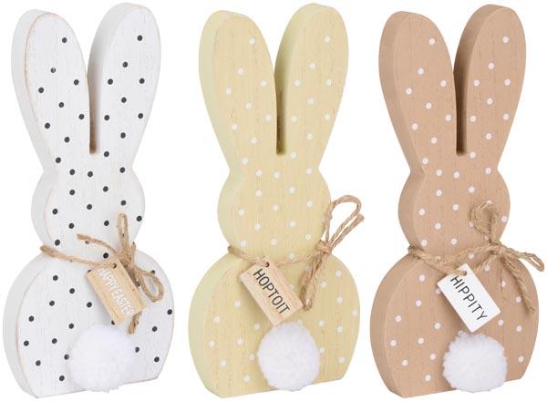 Arti Casa Lapin de Pâques en bois (1 x)