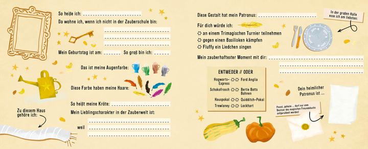 Produktbild Mein Freundebuch für Harry Potter-Fans (Deutsch, 2025)