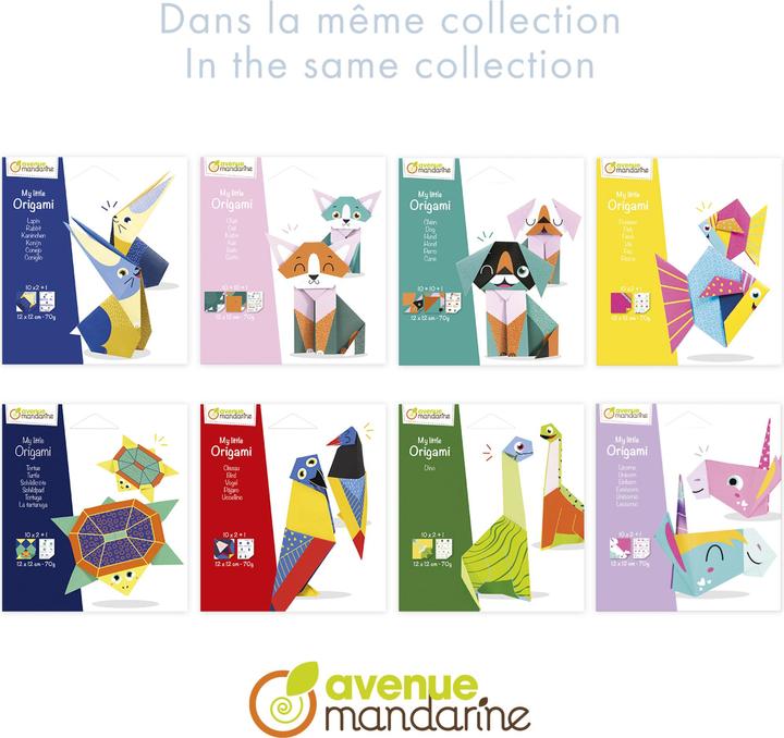 Actual product image Avenue Mandarine My Little Origami Unicorn (70 g/m², 540 x)