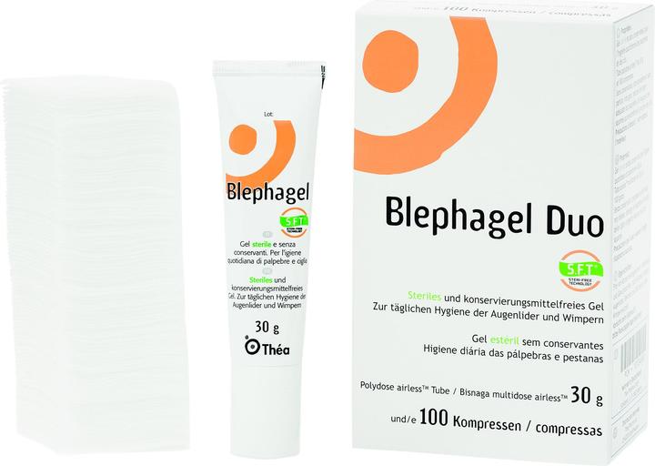 Produktbild Théa Duo Gel 30g + 100 Kompressen (Gel, 810 ml)