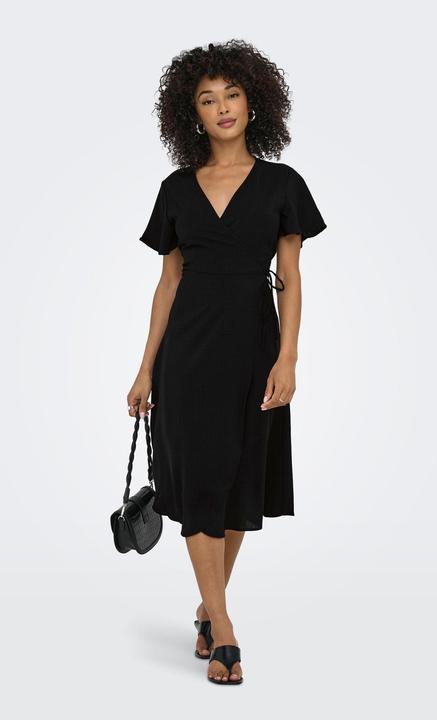 Actual product image Only Stucali S/S Midi Wrap Dress Wvn (XL)