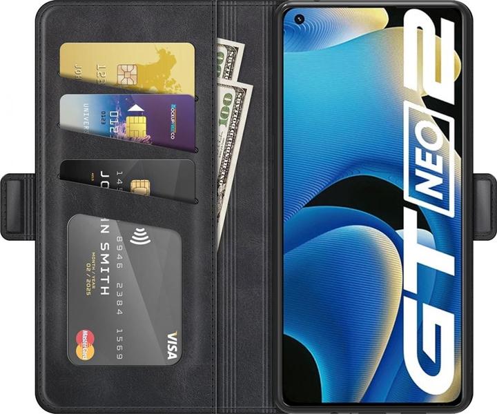 Actual product image Screenguard Realme GT Neo2 CardLounge Leather Case (Realme GT Neo 2)