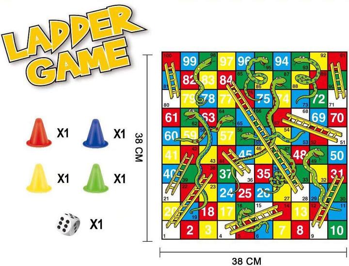 Actual product image Snake and ladder game small
