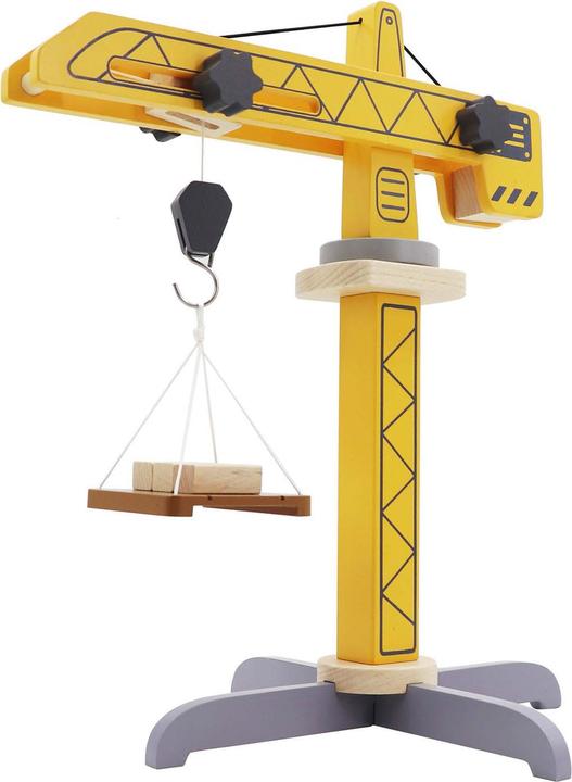 Actual product image Wooden tower crane, 11 pcs.