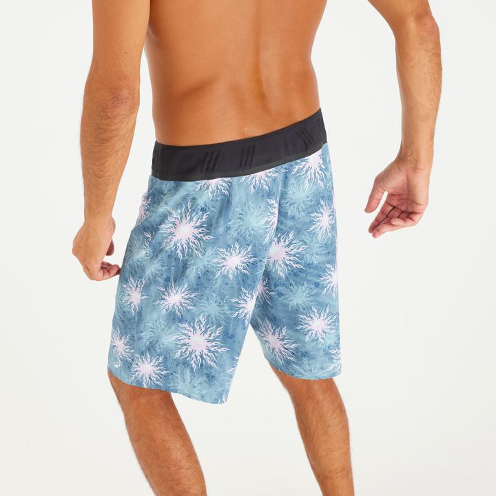 Image du produit Olaian Boardshort Surf 900 Long 20" Homme - Morpho Yingyang Bleu (40)