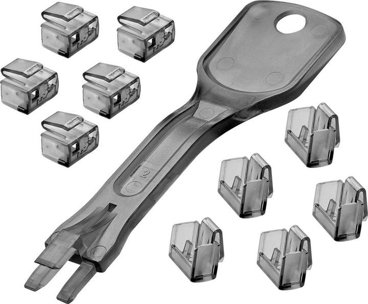 Actual product image Lindy RJ45 port lock with key