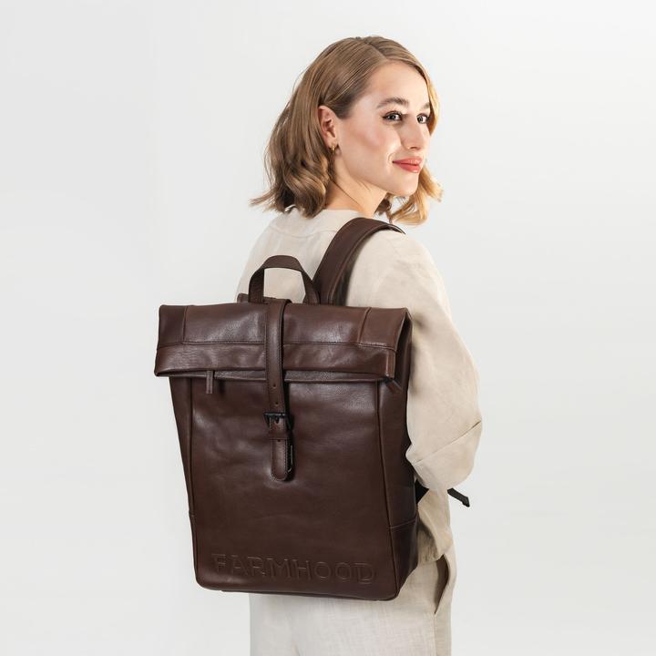 Image du produit Farmhood Sac à dos en cuir Memphis 41 cm pour ordinateur portable (13 l)