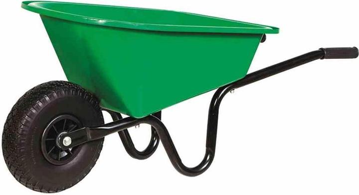 Actual product image FORT Children's wheelbarrow 20l green mounted, with PU wheel