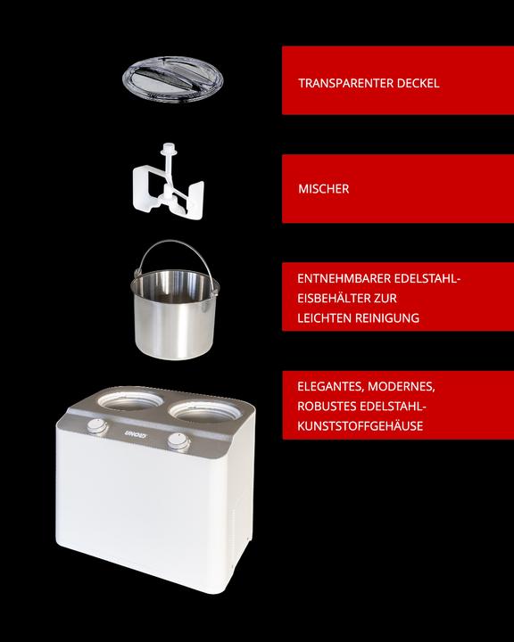 Produktbild Essge Unold 48830 Eismaschine Doppio bianco (EU-Stecker)
