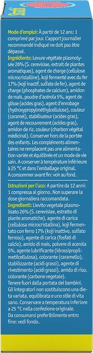 Valori nutrizionali e ingredienti Strath ferro (1 Pezzo/i, Pillole, 57 g)