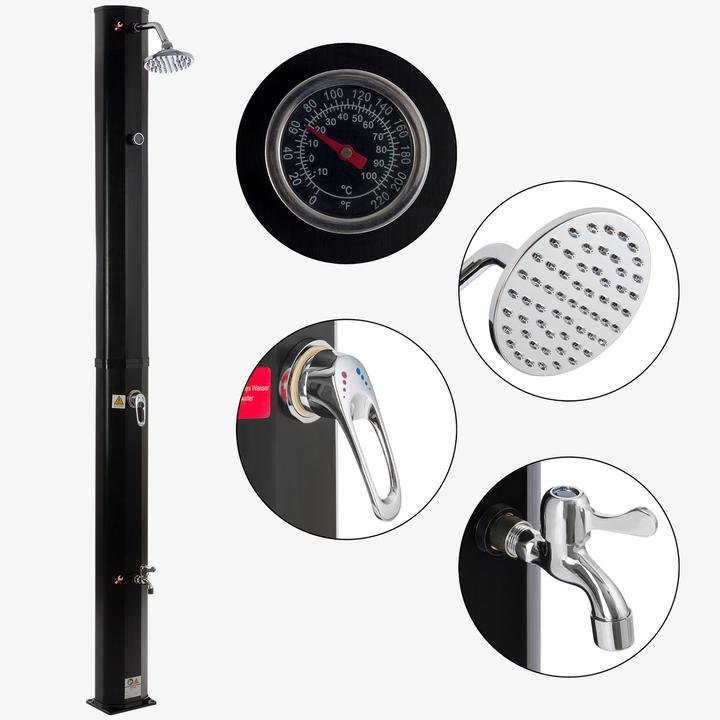 Actual product image Arebos Solar Shower