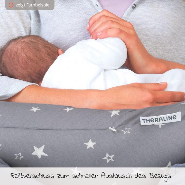 Produktbild Theraline Stillkissen "Das Original" mit Dinkel Füllung inkl. Bezug 190 cm (38 cm)