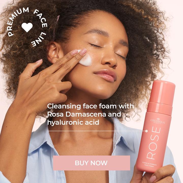 Produktbild Cocosolis Natural Face Care ROSE Cleansing & Hydratant Face Foam (Schaum, 150 ml)