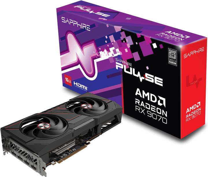 Actual product image Sapphire Pulse Radeon RX 9070 (16 GB)