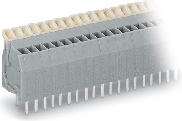 Wago 234-224 Morsettiera per circuiti stampati 0,08-0,5 qmm grigio